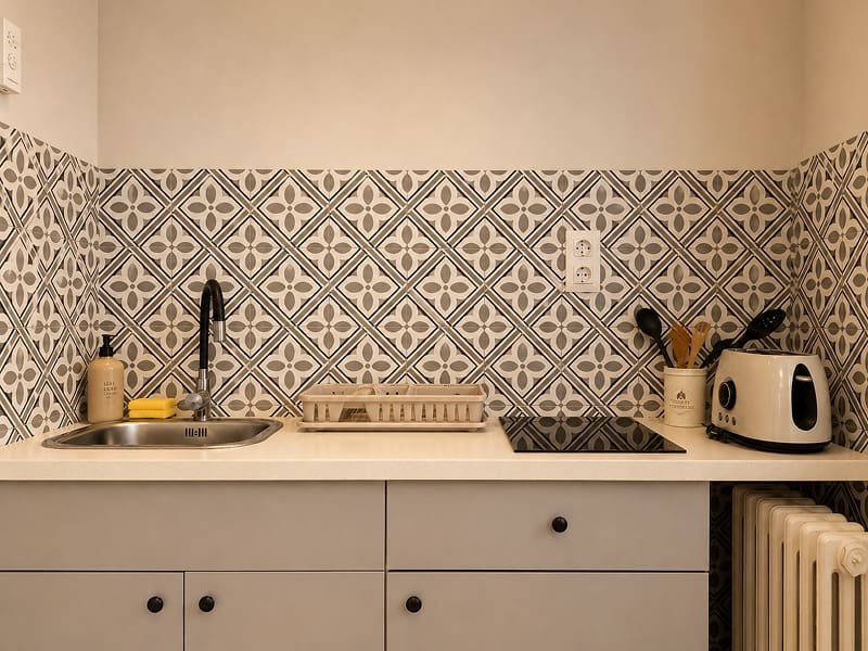 Apartamento by Cozycatalonia | Cocina equipada Cocina moderna equipada con mobiliario funcional