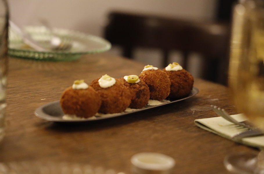 Plato casero de croquetas 